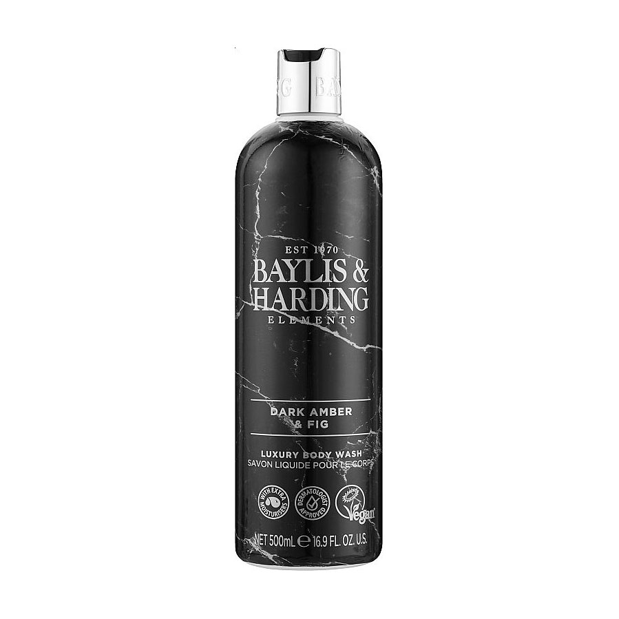 Гель для душу Baylis &amp; Harding Elements Luxury Body Wash, Dark Amber &amp; Fig, 500 мл