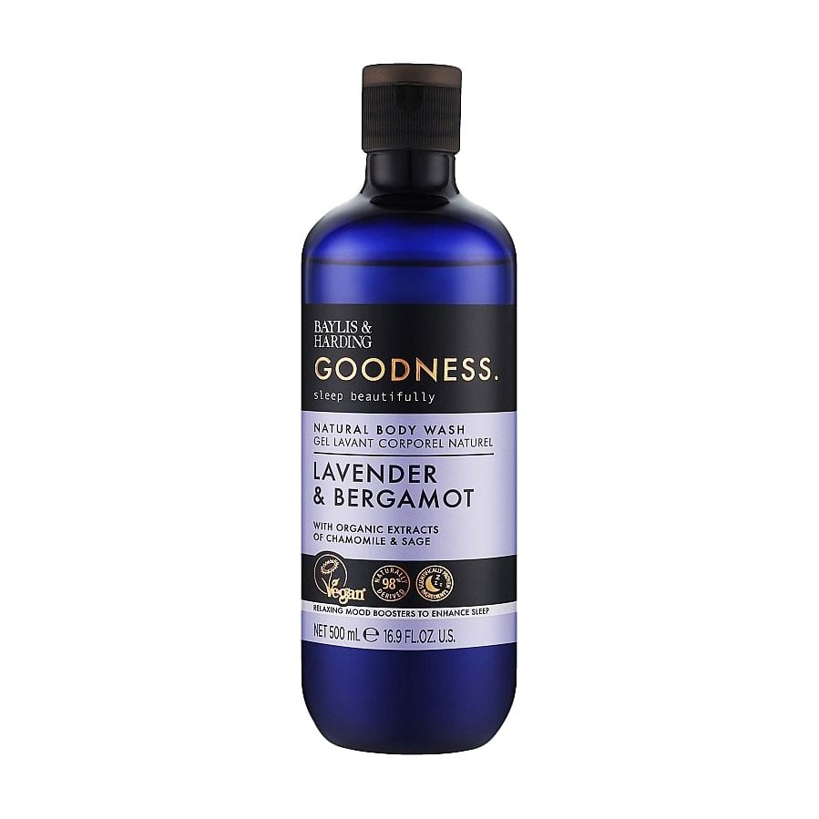 Гель для душу Baylis &amp; Harding Goodness Natural Body Wash, Lavender &amp; Bergamot, 500 мл